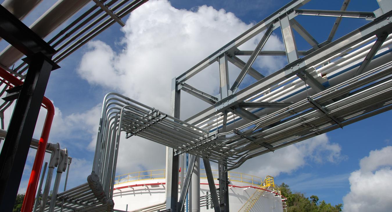 Overhead piping